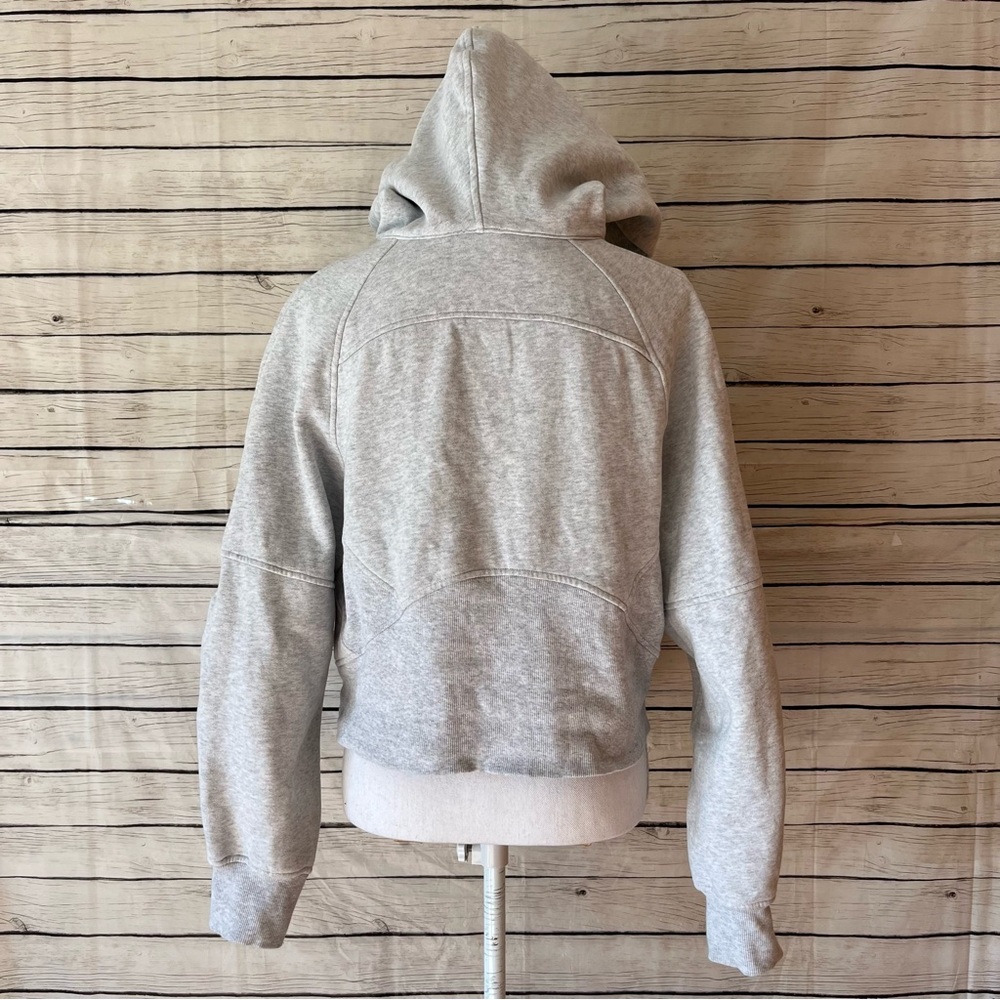 Lululemon Scuba Oversized Half-Zip Hoodie Heathered Core Ultra Light Grey - Picture 5 of 14